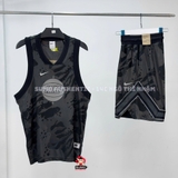 Bộ Quần Áo Thể Thao Nam Nike Chính Hãng Màu Đen Xám - Nike ADV Basketball Jersey - DX0258-010/DX0330-010