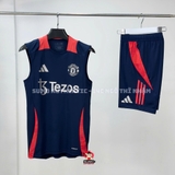 Bộ Quần Áo Thể Thao Adidas Chính Hãng Màu Xanh Navy -  Manchester United - IT2019/IT2027