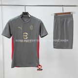 Bộ Quần Áo Thể Thao Puma Chính Hãng Màu Xám - AC Milan Training - 777496 11/778198 11