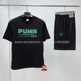 Bộ Quần Áo Thể Thao Nam Puma Màu Trắng Đen Chính Hãng - Puma Dance Crew T - 627172-01/627177-01