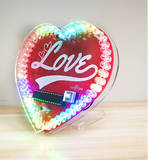 mạch led trái tim LOVE