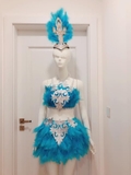 trang phục lễ hội nữ, carnival lông vũ nữ, trang phục biểu diễn, trang phục nữ, maru