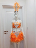 trang phục lễ hội nữ, carnival lông vũ nữ, trang phục biểu diễn, trang phục nữ, maru