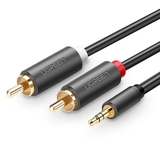 Dây chuyển đổi 3.5mm ra 2RCA (HOA SEN) Dài 3m UGREEN AV102 10512