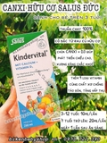 Canxi rau củ Kindervital Đức 3y+ 250ml