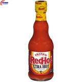 Sốt ớt đỏ siêu cay Frank's RedHot Extra Hot (Cayenne Pepper Sauce) 354ml