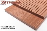 Ốp Tường Gỗ TP WOOD SD150x10 RED BROWN