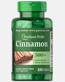 Viên uống chiết xuất quế giảm lượng đường trong máu - Cinnamon 500mg Puritan’s Pride