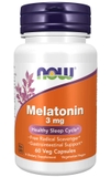 Viên uống hỗ trợ giấc ngủ Now Melatonin 3mg 60 viên