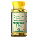 Puritan's Pride Viên Uống Tăng Cường Hấp Thu Canxi Vitamin D3 100 Viên