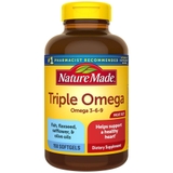 Viên Uống Triple Omega 3 6 9 Nature Made Chính Hãng Của Mỹ 150 viên