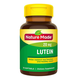 Viên uống hỗ trợ tăng cường thị lực Lutein 20mg Nature Made