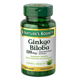 Viên Uống Hỗ Trợ Não Bộ Nature’s Bounty Ginkgo Biloba 120mg Hộp 100 Viên