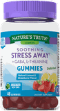 KẸO DẺO GIẢM STRESS CHO NGƯỜI LỚN - GUMMIES STRESS SUPPORT + GABA + L-THEANINE (NATURE'S TRUTH) 48 VIÊN