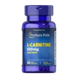 Viên Giảm Cân Cho Người Tập Thể Thao L-Carnitine 500 Mg Puritan's Pride 60 viên