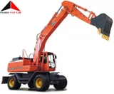 Máy xúc đào bánh lốp 1m3 JINGGONG JG230S