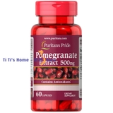 Puritan’s Pride, viên uống Puritan’s Pride Pomegranate, bổ sung tinh chất lựu