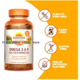 Sundown, viên uống Sundown Non-GMO bổ sung Omega 3-6-9