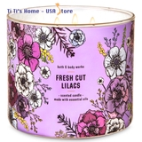 Nến thơm, 3 bấc, hương thơm FRESH CUT LILACS - 2, 411 gam