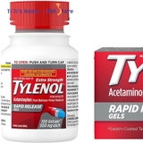 Tylenol, viên uống Tylenol Extra Strength Acetaminophen giảm đau & giảm sốt, 500 mg