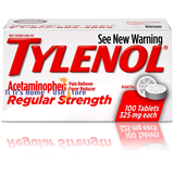 Tylenol, viên uống giảm đau hạ sốt Tyleno Regular Strength với Acetaminophen, 325 mg