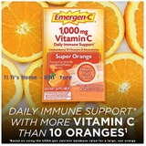 Emergen-C, bột hòa tan bổ sung Vitamin C tăng cường sức đề kháng Emergen-C, hộp 30 gói