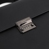 Cặp nam Gence khóa số da bò Epsom cao cấp CTS17 đen