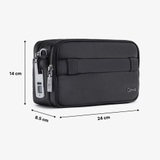 Clutch cầm tay đeo chéo da bò vân Togo cao cấp RB08