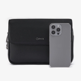 Clutch cầm tay nam khóa số da bò Mill CK20