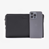 Clutch cầm tay nam da bò vân Togo cao cấp RB06