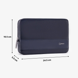 Túi cầm tay nam Gence đeo chéo da bò Mill TC01 Xanh