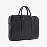 Túi xách nam đi công tác da bò Mill GCE27 Màu Đen