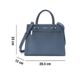 Túi xách nữ công sở Gence da bò Mill TX14 Blue Fairy