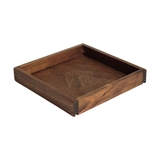 Khay gỗ thông rustic mini 20x20x3