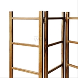 Kệ thang gỗ thông 3 cánh xếp 35x80cm màu rustic
