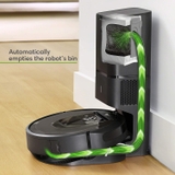 iRobot Roomba i7 + Robot hút bụi tự động loại bỏ bụi bẩn, kết nối Wi-Fi, lập bản đồ thông minh, hoạt động với Alexa, lý tưởng cho lông thú cưng, thảm, sàn cứng, màđen