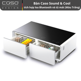 Bàn tích hợp bộ nhạc và tủ lạnh Caso Sound & Cool