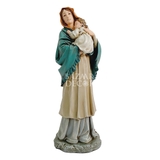 Bộ tượng bàn thờ | Tượng Chúa Kito Vua, Đức Mẹ Bế Chúa & Thánh Giuse Hoa Huệ