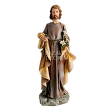 Bộ tượng bàn thờ | Trái Tim Của Chúa, Đức Mẹ Ban Ơn & Thánh Giuse Hoa Huệ