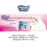 Khăn giấy rút Pulppy Bear 180 tờ