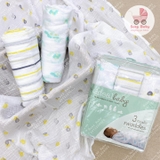 Set 3 khăn tắm aden swaddles