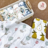 Khăn aden 2 lớp 100% sợi tre