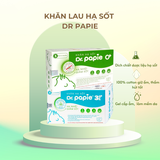 Khăn lau hạ sốt Dr.papie - 0M+