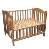 Giường cũi 2 in 1 cho bé - Gỗ sồi