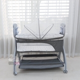 Nôi cũi khung vải umoo hình gấu UM08111