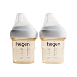 Bộ 2 bình sữa Hegen 150ml cổ trắng (set)