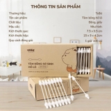 Tăm bông hồ lô sơ sinh Tobe hộp 100c