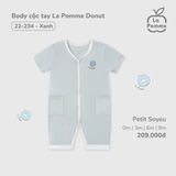Body cộc tay Lapomme Donut 0M-9M