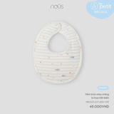 Yếm tròn màu trắng in hoạ tiết biển Nous