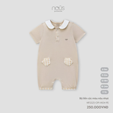 Bộ liền cộc màu nâu nhạt 6M-2Y